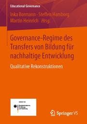 Cover von Governance-Regime des Transfers von Bildung für nachhaltige Entwicklung