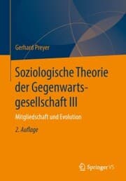 Cover von Soziologische Theorie der Gegenwartsgesellschaft III