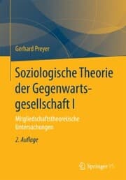 Cover von Soziologische Theorie der Gegenwartsgesellschaft I