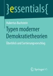 Cover von Typen moderner Demokratietheorien