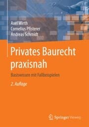 Cover von Privates Baurecht praxisnah