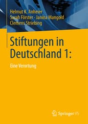 Cover von Stiftungen in Deutschland 1