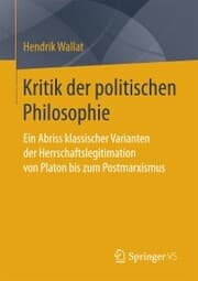 Cover von Kritik der politischen Philosophie