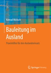 Cover von Bauleitung im Ausland