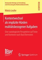 Cover von Kontextwechsel als implizite Hürden realitätsbezogener Aufgaben