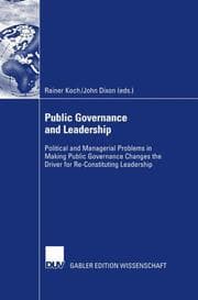 Cover von Public Governance and Leadership