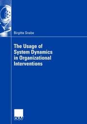 Cover von The Usage of System Dynamics in Organizational Interventions