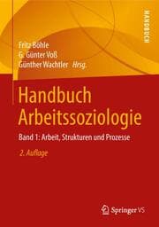 Cover von Handbuch Arbeitssoziologie 1