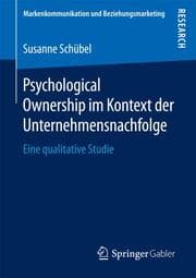 Cover von Psychological Ownership im Kontext der Unternehmensnachfolge