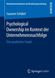 Cover von Psychological Ownership im Kontext der Unternehmensnachfolge