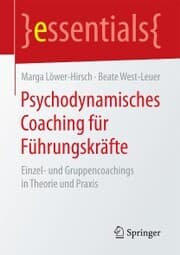 Cover von Psychodynamisches Coaching für Führungskräfte