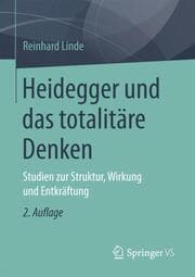 Cover von Heidegger und das totalitäre Denken