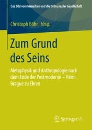 Cover von Zum Grund des Seins