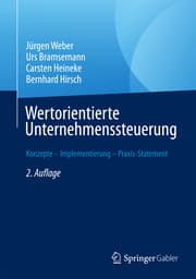 Cover von Wertorientierte Unternehmenssteuerung