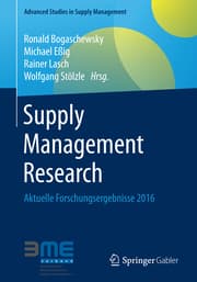 Cover von Supply Management Research