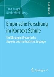 Cover von Empirische Forschung im Kontext Schule