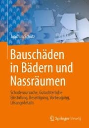 Cover von Bauschäden in Bädern und Nassräumen