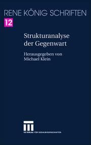 Cover von Strukturanalyse der Gegenwart