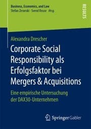 Cover von Corporate Social Responsibility als Erfolgsfaktor bei Mergers & Acquisitions
