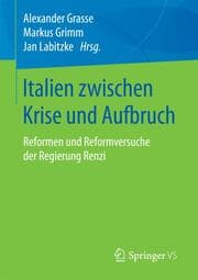 Cover von Italien zwischen Krise und Aufbruch