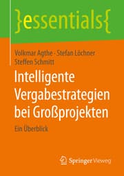 Cover von Intelligente Vergabestrategien bei Großprojekten