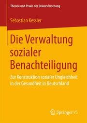 Cover von Die Verwaltung sozialer Benachteiligung