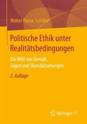 Cover von Politische Ethik unter Realitätsbedingungen
