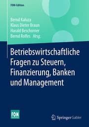 Cover von Betriebswirtschaftliche Fragen zu Steuern, Finanzierung, Banken und Management