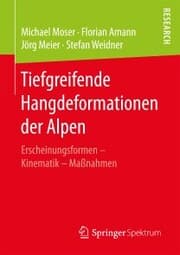 Cover von Tiefgreifende Hangdeformationen der Alpen