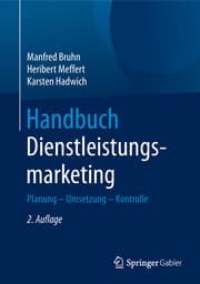 Cover von Handbuch Dienstleistungsmarketing