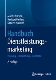 Cover von Handbuch Dienstleistungsmarketing