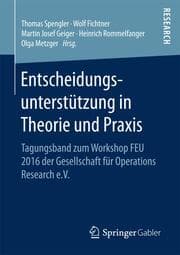 Cover von Entscheidungsunterstutzung in Theorie und Praxis