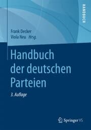 Cover von Handbuch der deutschen Parteien