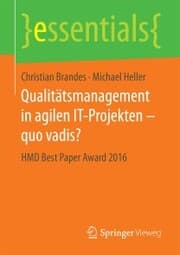 Cover von Qualitätsmanagement in agilen IT-Projekten - quo vadis?