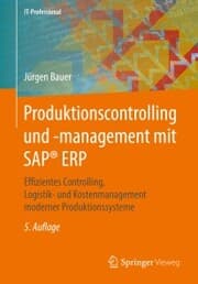 Cover von Produktionscontrolling und -management mit SAP® ERP