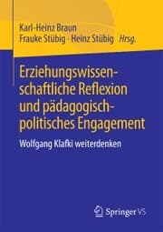 Cover von Erziehungswissenschaftliche Reflexion und pädagogisch-politisches Engagement