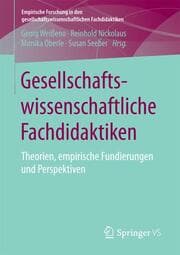 Cover von Gesellschaftswissenschaftliche Fachdidaktiken