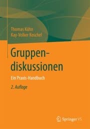 Cover von Gruppendiskussionen