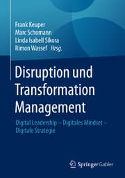 Cover von Disruption und Transformation Management