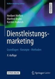 Cover von Dienstleistungsmarketing