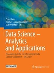 Cover von Data Science - Analytics and Applications