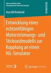 Cover von Entwicklung eines echtzeitfähigen Motorströmungs- und Stickoxidmodells zur Kopplung an einen HiL-Simulator