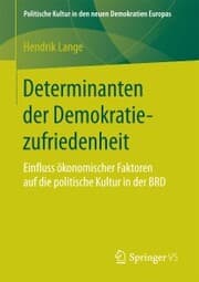 Cover von Determinanten der Demokratiezufriedenheit