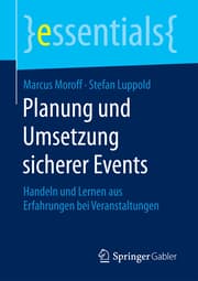Cover von Planung und Umsetzung sicherer Events