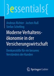 Cover von Moderne Verhaltensökonomie in der Versicherungswirtschaft