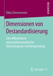Cover von Dimensionen von Destandardisierung