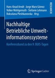 Cover von Nachhaltige Betriebliche Umweltinformationssysteme