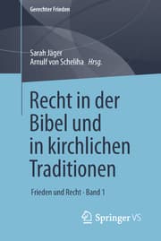 Cover von Recht in der Bibel und in kirchlichen Traditionen