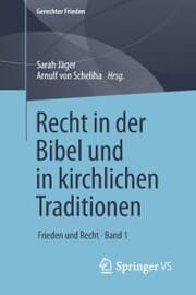 Cover von Recht in der Bibel und in kirchlichen Traditionen