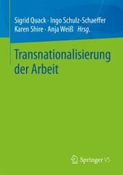 Cover von Transnationalisierung der Arbeit